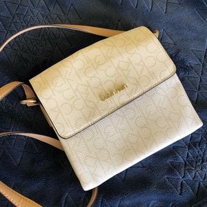 Calvin Klein cross body ivory